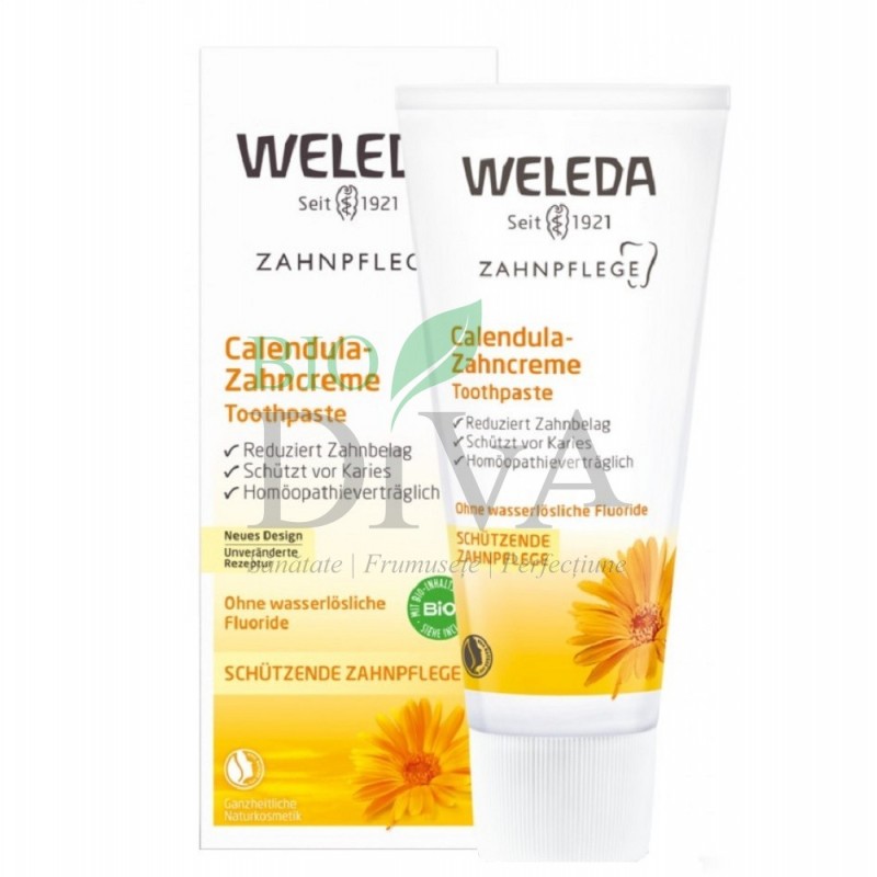 Pastă de dinți cu gălbenele bio Weleda