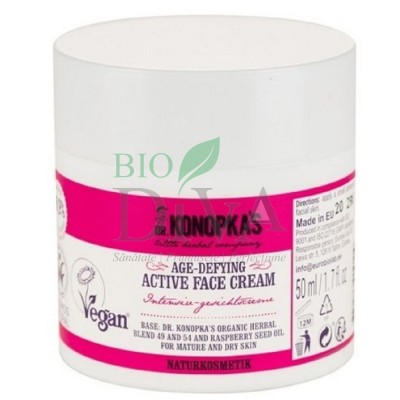 Cremă antirid activă pentru ten matur și uscat Dr. Konopka