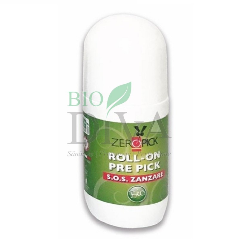 Roll-on bio împotriva înțepăturilor de țânțari și insecte 50 ml ZeroPick