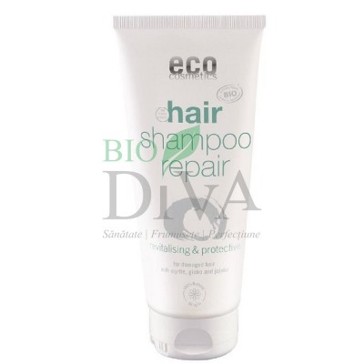 Șampon reparator bio cu mirt și gingko biloba Eco Cosmetics