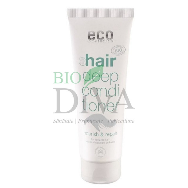 Balsam de păr intensiv cu ulei de măsline și cătina 125 ml Eco Cosmetics