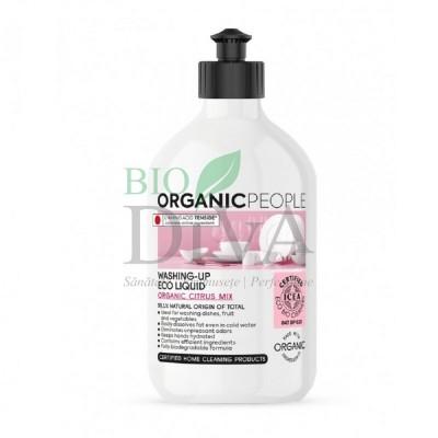 Detergent pentru vase ecologic Citrus Mix Organic People
