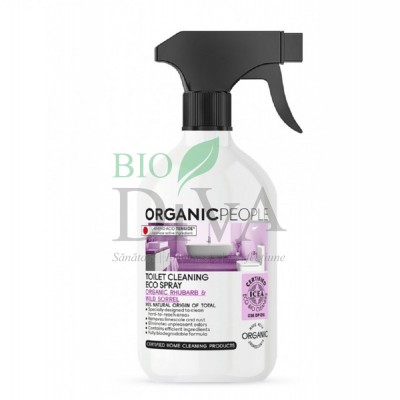 Spray ecologic pentru curățarea toaletei Rhubarb and Wild Sorrel 750 ml Organic People