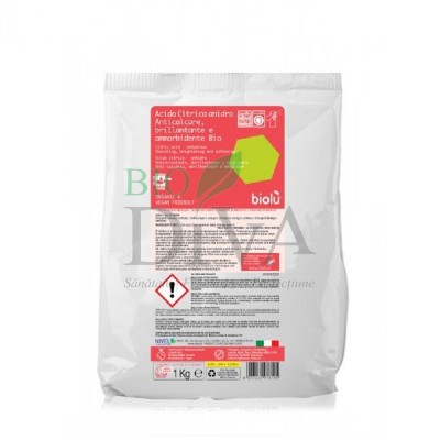Acid citric ecologic pentru rufe (înlocuitor de balsam) BIOLU
