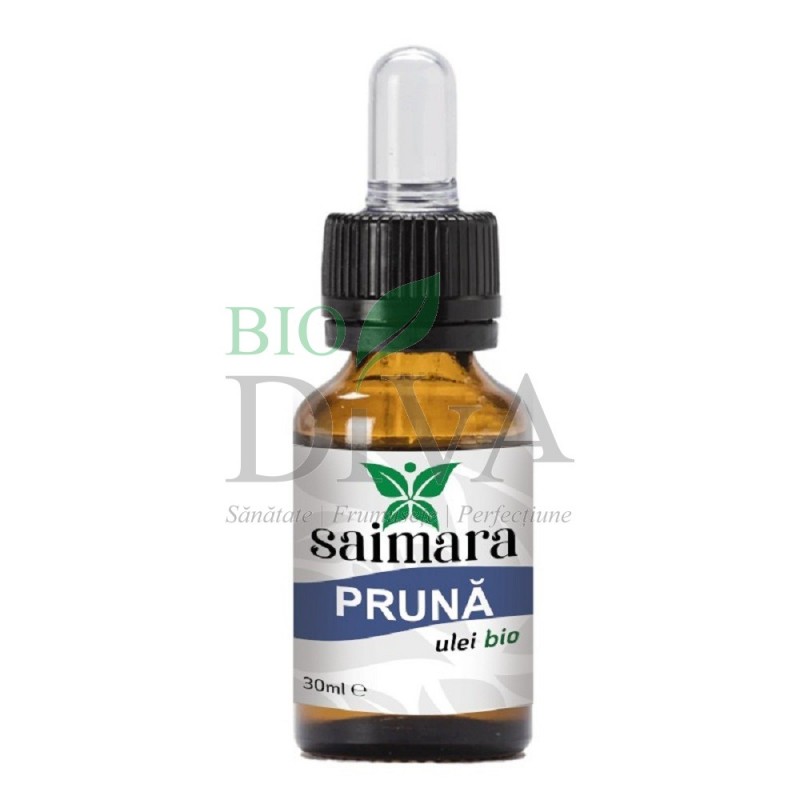 Ulei din sâmburi de prune bio 30 ml Saimara