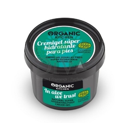Cremă gel super hidratantă pentru picioare 100 ml Organic Kitchen