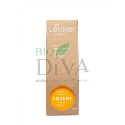 Deodorant cremă Mandarin and Lemon Lekker