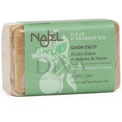 Sapun de Alep cu flori de portocal bio NAJEL