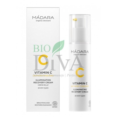 Cremă reparatoare iluminatoare Vitamin C Madara