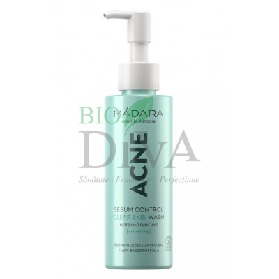 Gel facial de curățare Acne Sebum Control Madara