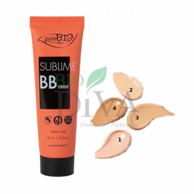 BB Cream rezistent la apă Sublime Waterproof 30 ml PuroBio Cosmetics