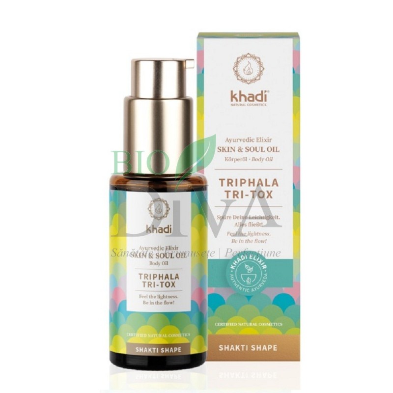 Ulei de corp ayurvedic Triphala Tri-Tox 50 ml Khadi