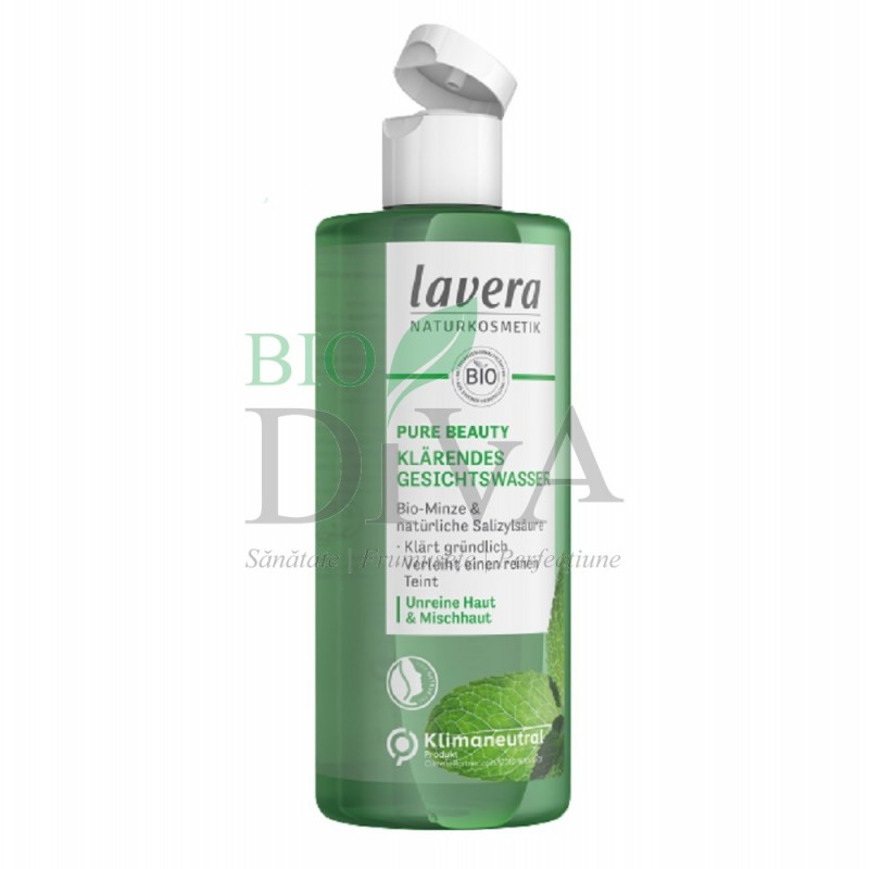 Tonic purifiant cu mentă și acid salicilic natural 200 ml Lavera