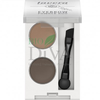 Pudră duo pentru sprâncene Lavera