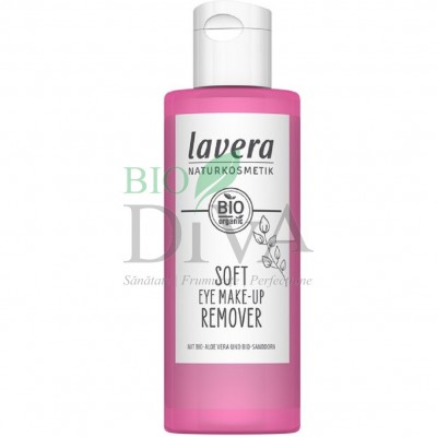 Demachiant bio pentru ochi sensibili cu aloe vera și cătină 100 ml Lavera