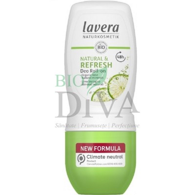 Deodorant roll-on bio Natural and Refresh 50 ml Lavera