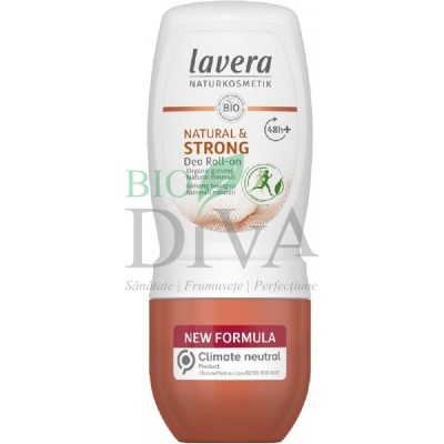 Deodorant roll-on bio Natural and Strong 48h Lavera