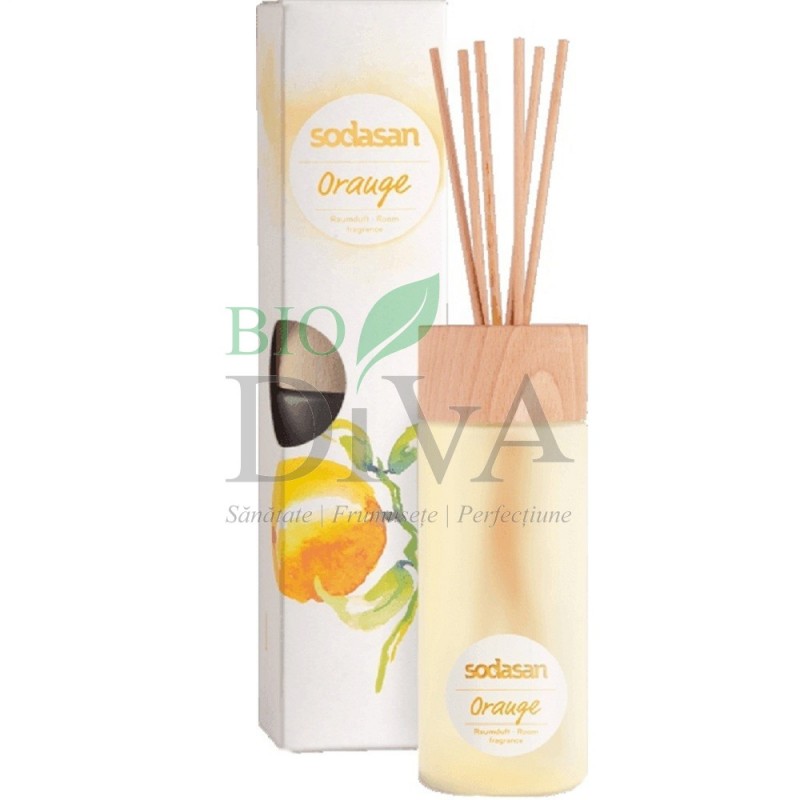 Odorizant de cameră bio Senses cu portocale SODASAN