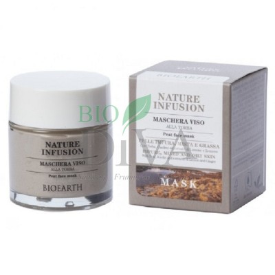 Mască cu turbă ten impur și gras Nature Infusion Bioearth