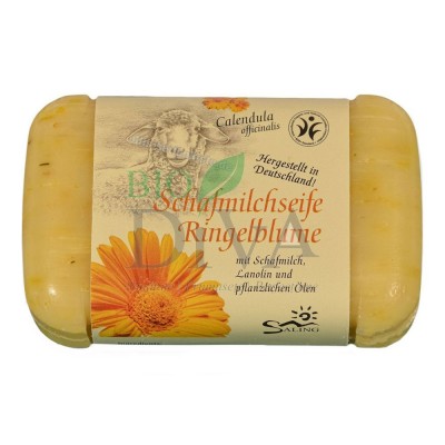 Săpun cremos cu lapte de oaie și gălbenele Saling Natureprodukte