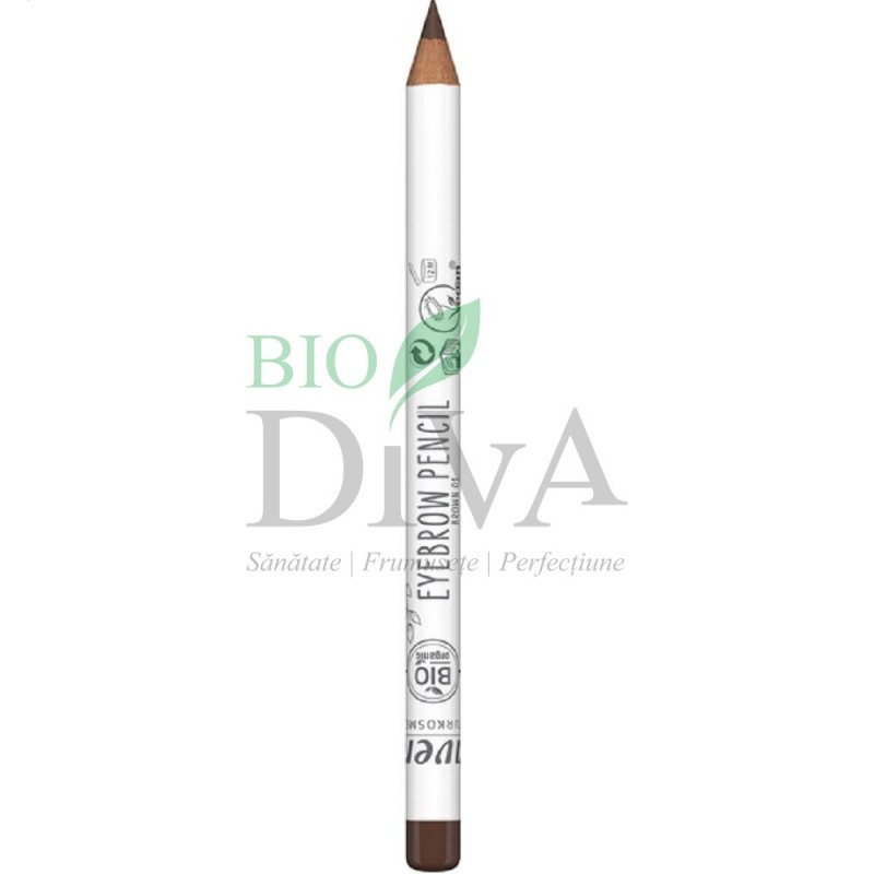 Creion bio pentru sprâncene Brown 01 Lavera