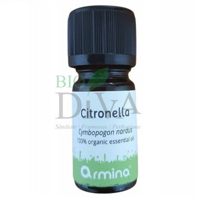 Ulei esențial de citronella Cympbopogon Nardus 5 ml Armina