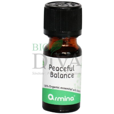 Blend din uleiuri esențiale pentru difuzer Peaceful Balance 10 ml Armina