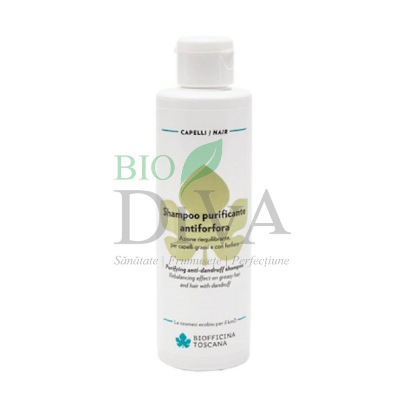 Șampon purificator antimătreață 200 ml Biofficina Toscana