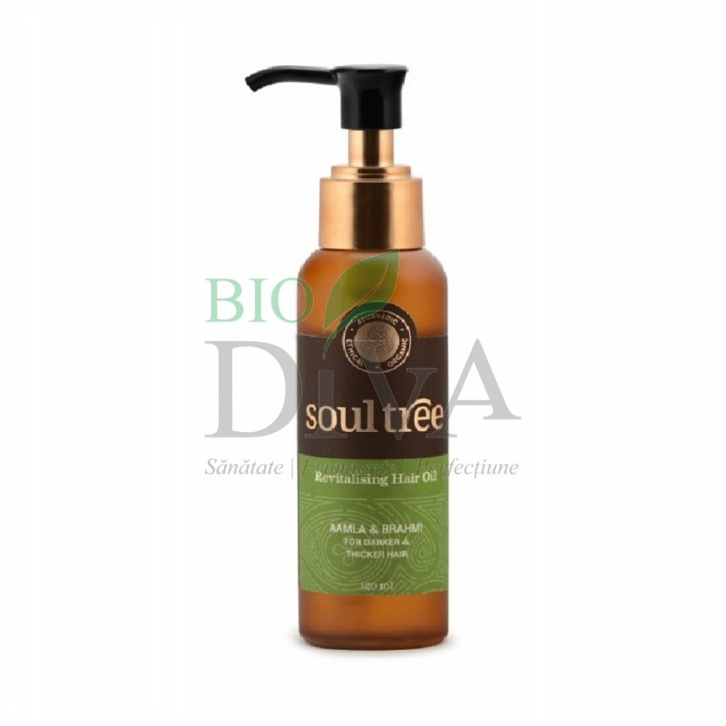 Ulei ayurvedic pentru stimularea creșterii părului 120 ml Soultree