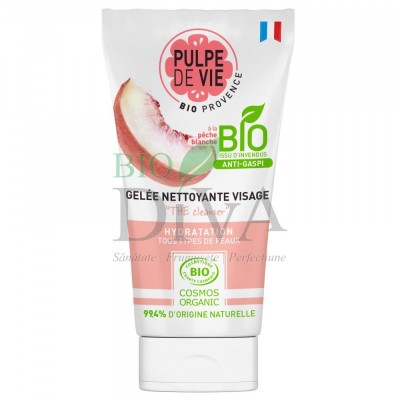 Gel de curățare cu piersici albe The cleanser Pulpe de Vie