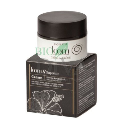 Cremă de față cu extract de melc Loom Supreme Bioearth
