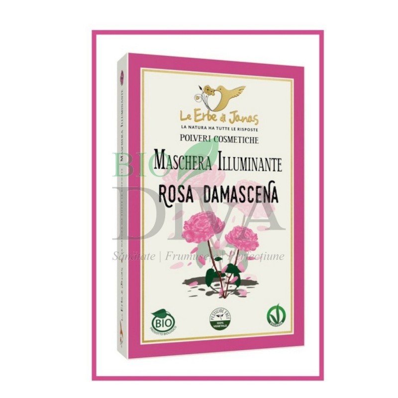 Mască de față cu nămol și trandafir 100 gr Erbe di Janas