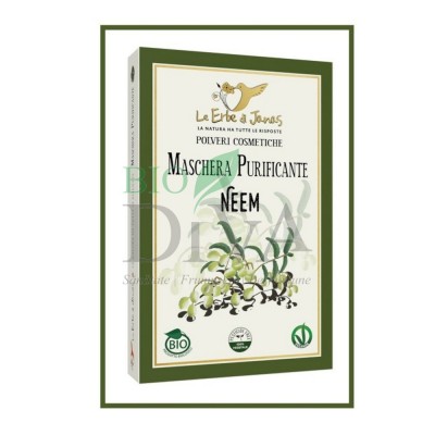 Mască de față purificatoare cu neem Erbe di Janas