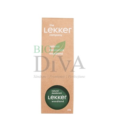 Deodorant cremă Woodland zero plastic Lekker