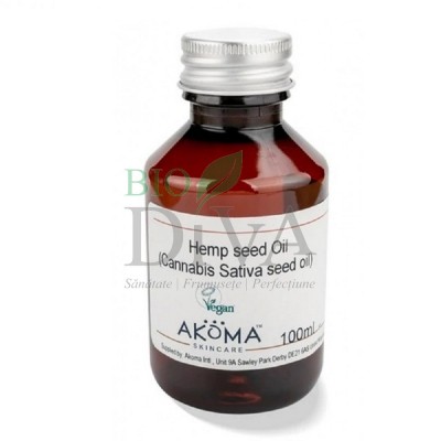 Ulei din semințe de cânepă presat la rece 100 ml Akoma Skincare
