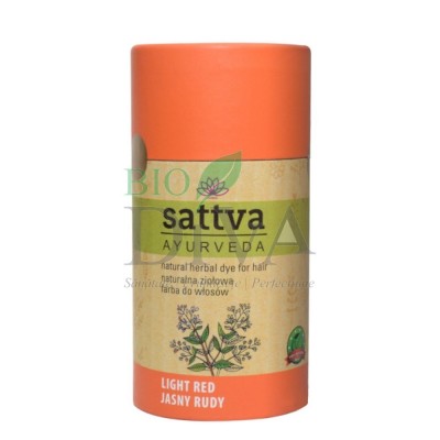 Vopsea de păr cupru Light Red Sattva Ayurveda