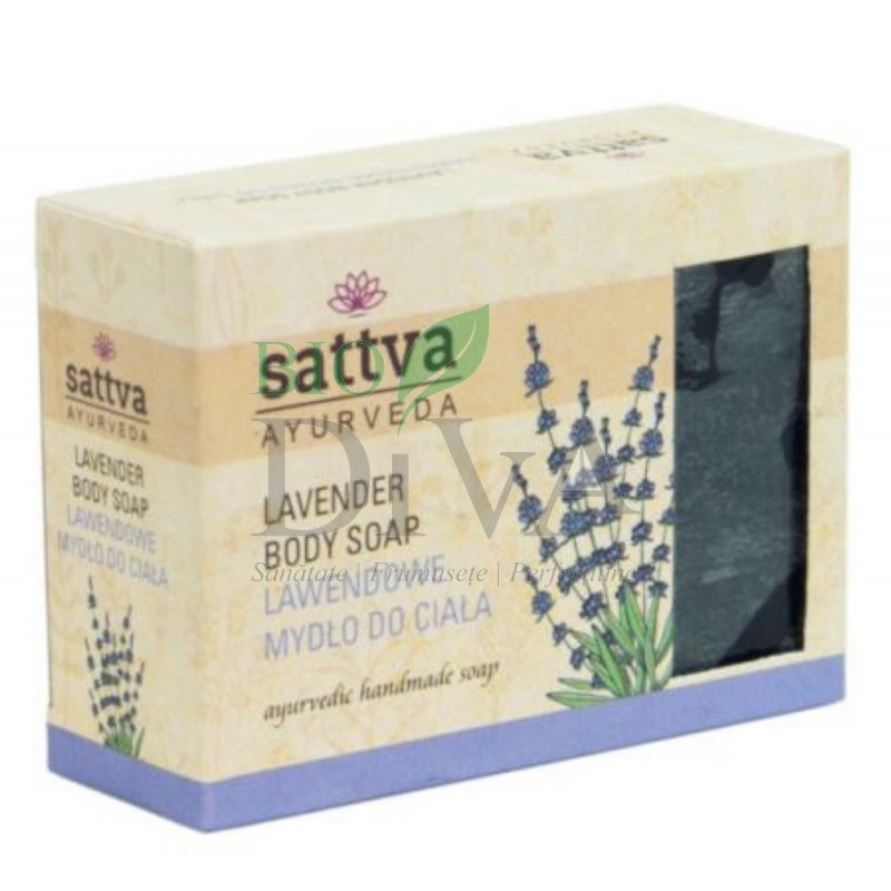 Săpun cu glicerină și lavandă 125 g Sattva Ayurveda