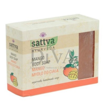 Săpun cu glicerină și mango 125 g Sattva Ayurveda