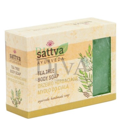 Săpun cu glicerină și tea tree Sattva Ayurveda