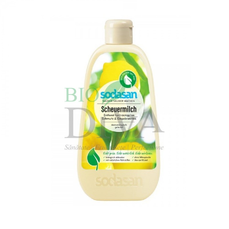 Cremă abrazivă ecologică pentru curățat suprafețe 500ml SODASAN