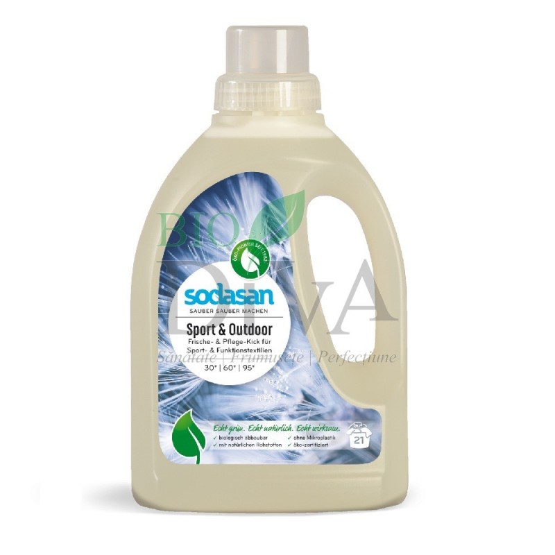 Detergent bio lichid activ pentru echipamentul sportiv 750ml SODASAN