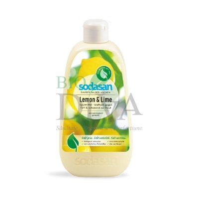 Detergent lichid ecologic pentru vase cu lămâie SODASAN