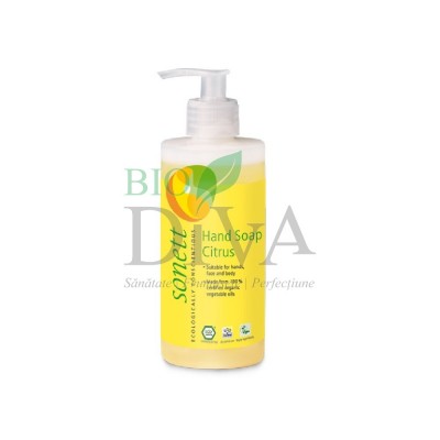 Săpun lichid ecologic cu lămâie Sonett