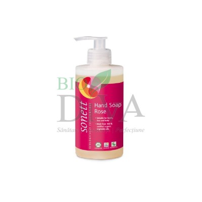 Săpun lichid ecologic cu trandafiri Sonett