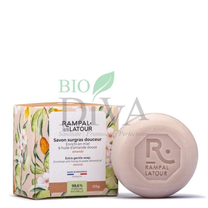 Sapun natural cu migdale si miere RAMPAL LATOUR
