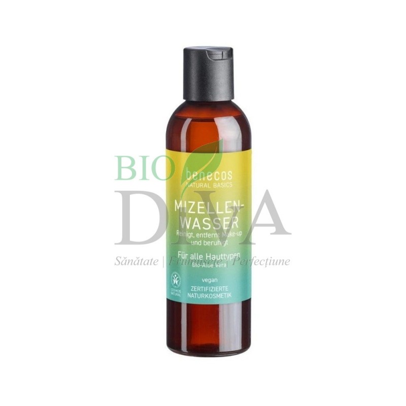 Apă micelară cu aloe vera 200 ml Benecos