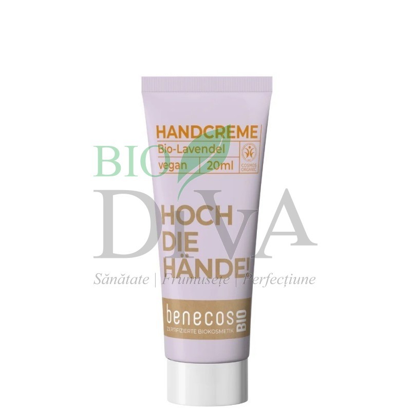 Cremă de mâini cu lavandă bio Benecos