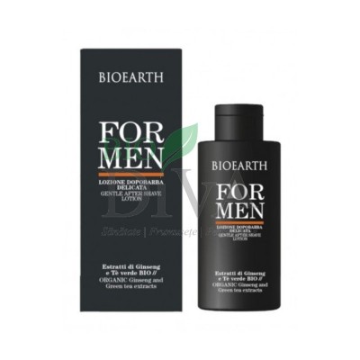 Aftershave cu ginseng și ceai verde Bioearth 100ml