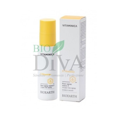 Spray cu apă și 6 vitamine pentru față Bioearth