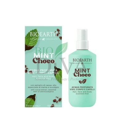 Apa parfumata Mint Choco, ciocolata si cirese, Bioearth, 100ml